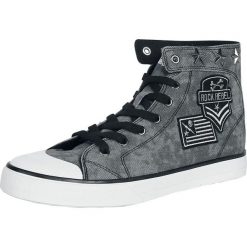 Rock Rebel by EMP Walk The Line Buty sportowe ciemnoszary. Szare buty skate męskie Rock Rebel by EMP, na sznurówki. Za 199,90 zł.