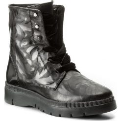 Botki GEOX - D Emsley E D747BE 0PEBC C9999 Black. Czarne botki damskie na zamek Geox, ze skóry ekologicznej. W wyprzedaży za 379,00 zł.