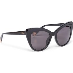 Okulary przeciwsłoneczne FURLA - Sunglasses SFU405 405FFS9-RE0000-O6000-4-401-20-CN-D Nero. Czarne okulary przeciwsłoneczne damskie Furla. Za 789,00 zł.