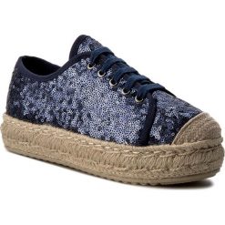 Espadryle SERGIO BARDI - Nikoleta FS127251917KD 607. Niebieskie espadryle damskie Sergio Bardi, bez wzorów, ze skóry, bez obcasa, na koturnie. W wyprzedaży za 59,00 zł.