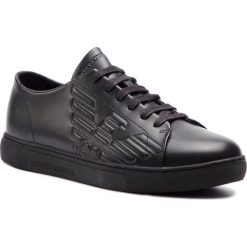 Sneakersy Emporio Armani X4X238 XF332 00002. Czarne sneakersy męskie Emporio Armani, bez zapięcia. W wyprzedaży za 569,00 zł.