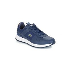 Buty Lacoste JOGGEUR 2.0 318 1. Niebieskie trampki męskie marki Lacoste, bez wzorów, bez zapięcia. Za 439,20 zł.