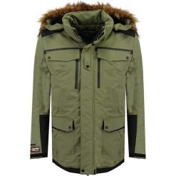 Parka "Dextrade" w kolorze khaki. Brązowe parki męskie Canadian Peak, xl, bez wzorów, bez kaptura. W wyprzedaży za 379,95 zł.