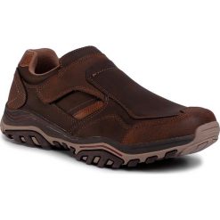 Półbuty LANETTI - GF19F267B-5 Brown. Pomarańczowe półbuty męskie Lanetti, na co dzień, bez wzorów, ze skóry ekologicznej, bez zapięcia. Za 139,99 zł.