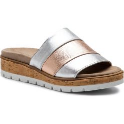 Klapki COMFORTABEL - 701381 Silber 92. Szare klapki damskie Comfortabel, bez wzorów, ze skóry, bez obcasa, na obcasie. Za 229,00 zł.