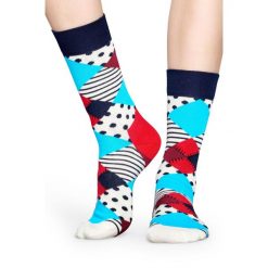Happy Socks - Skarpety Multi. Szare skarpetki męskie marki Happy Socks, z bawełny. W wyprzedaży za 29,90 zł.