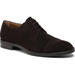 Półbuty BOSS - Coventry 50413910 10212392 01 Dark Brown 202. Pomarańczowe półbuty męskie Boss, na co dzień, bez wzorów, ze skóry, bez zapięcia. W wyprzedaży za 629,00 zł.