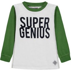 Bluza w kolorze biało-zielonym. Zielone t-shirty chłopięce Kanz, z nadrukiem, z bawełny. W wyprzedaży za 32,95 zł.