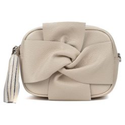 Robertam Torebka Crossbody Kremowa. Białe torebki klasyczne damskie Robertam, bez wzorów, eleganckie, bez dodatków. Za 359,00 zł.