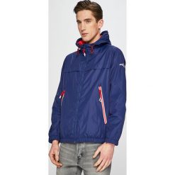 Pepe Jeans - Kurtka Balos. Niebieskie kurtki męskie marki Pepe Jeans, l, z jeansu, z kapturem. Za 399,90 zł.