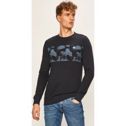 Tom Tailor Denim - Bluza. Szare bluzy męskie TOM TAILOR DENIM, s, z aplikacjami, z bawełny, z okrągłym kołnierzem, bez rękawów, bez kaptura. W wyprzedaży za 129,90 zł.