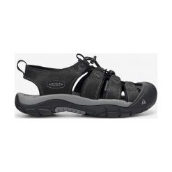 Keen Newport Sandały Czarny Szary. Szare sandały męskie Keen, ze skóry, z paskami. Za 498,95 zł.