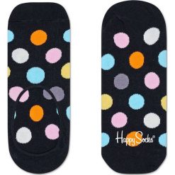 Happy Socks - Stopki Big Dot. Czarne skarpetki damskie marki Happy Socks, z elastanu. Za 29,90 zł.