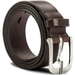 Pasek Męski JOOP! - JEANS 7622 100 D'Brown A02. Brązowe paski męskie JOOP!, w paski, z jeansu. W wyprzedaży za 249,00 zł.