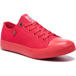 Tenisówki BIG STAR - AA174007SS19 Red. Czerwone półbuty męskie marki BIG STAR, na co dzień, bez wzorów, z gumy, retro, bez zapięcia. Za 99,00 zł.