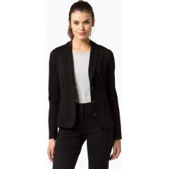Comma casual identity - Blezer damski, czarny. Czarne bolerka i narzutki damskie comma casual identity, bez wzorów, z dresówki, bez rękawów. Za 399,95 zł.