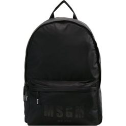 Plecaki męskie: MSGM LOGO BACKPACK Plecak black