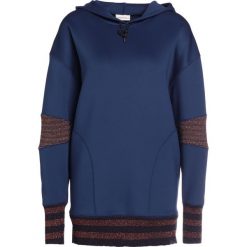 Bluzy rozpinane damskie: By Malene Birger MEANA Bluza z kapturem blue velvet
