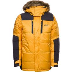 Kurtka zimowa Jack Wolfskin The Cook 1201912-3802. Żółte kurtki męskie Jack Wolfskin, na zimę, m, bez wzorów, z poliamidu, bez kaptura. W wyprzedaży za 979,00 zł.