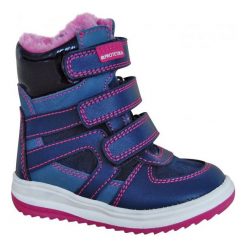 Protetika Buty Zimowe Za Kostkę Dziewczęce Ebony 19 Niebieski. Niebieskie buty dziewczęce zimowe Protetika, za kostkę, bez zapięcia. Za 185,00 zł.