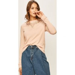 Answear - Bluza. Różowe bluzy damskie ANSWEAR, s, bez wzorów, z bawełny, bez rękawów, bez kaptura. Za 89,90 zł.