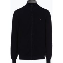 Gant - Kardigan męski, niebieski. Niebieskie kardigany męskie marki GANT, xxl, bez wzorów, z bawełny. Za 649,95 zł.