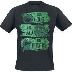 T-shirty męskie: Ulica Sezamkowa The Good The Bad The Hungry T-Shirt czarny