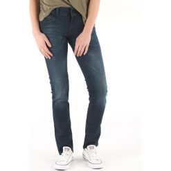 Pepe Jeans New Brooke Dżinsy Niebieski. Niebieskie jeansy damskie Pepe Jeans, bez wzorów, z elastanu. Za 464,95 zł.