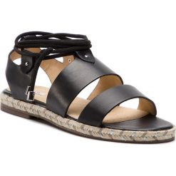 Espadryle GEOX - D Kolleen A D725SA 00043 C9999 Black. Czarne espadryle damskie Geox, z aplikacjami, ze skóry, bez obcasa, na obcasie. W wyprzedaży za 259,00 zł.