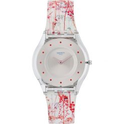 Swatch JARDIN FLEURI Zegarek white. Białe, analogowe zegarki damskie marki Swatch. Za 370,00 zł.