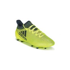 Buty do piłki nożnej adidas X 17.1 FG. Żółte halówki męskie Adidas, do piłki nożnej. Za 678,30 zł.