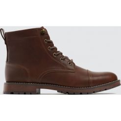 Brązowe botki worker. Brązowe bez kategorii marki Pull&Bear. Za 229,00 zł.