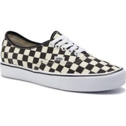Tenisówki VANS - Authentic Lite (C) VN0A2Z5J5GX (Checkerboard) Black/White. Czarne trampki i tenisówki damskie Vans, bez wzorów, z gumy, bez zapięcia. W wyprzedaży za 199,00 zł.