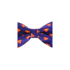 Mucha Superman. Niebieskie muszki męskie marki Underbeard, z motywem z bajki. Za 89,00 zł.