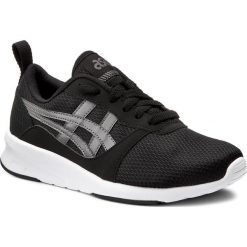 Sneakersy ASICS - Lyte-Jogger H7G1N Black/Carbon 9097. Czarne półbuty damskie Asics, ze skóry ekologicznej. W wyprzedaży za 169,00 zł.