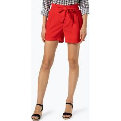 ONLY - Spodenki damskie – Onlnew Florence, czerwony. Czerwone szorty damskie ONLY, xs, bez wzorów, z podwyższonym stanem. Za 129,95 zł.