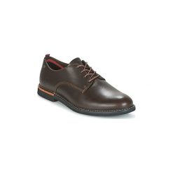 Derby Timberland BROOK PARK OXFORD. Pomarańczowe półbuty męskie Timberland, bez wzorów, bez zapięcia. Za 495,20 zł.