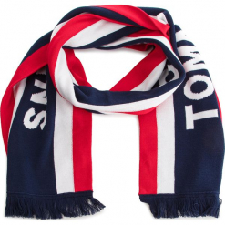 Szal TOMMY JEANS - Tju Heritage Scarf AU0AU00373 901. Szare szaliki damskie marki Tommy Jeans, s, z bawełny. Za 229,00 zł.