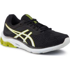 Buty ASICS - Gel-Pulse 11 1011A550 Black/Neon Lime 002. Czarne buty sportowe męskie Asics, z tworzywa sztucznego, bez zapięcia, do biegania. W wyprzedaży za 289,00 zł.