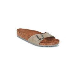 Klapki Birkenstock MADRID. Szare kapcie męskie Birkenstock, bez wzorów. Za 259,00 zł.