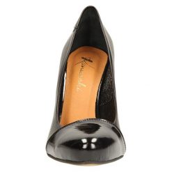 CZÓŁENKA KANIOWSKI K-1561/01. Szare buty ślubne damskie Casu, na koturnie. Za 249,99 zł.