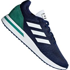 Granatowe Buty adidas Run 70S M CG6140. Buty sportowe męskie Adidas, na wiosnę, z gumy, z paskami. W wyprzedaży za 269,00 zł.