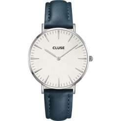 Zegarki damskie: Zegarek damski Cluse La Boheme Silver White Petrol CL18216