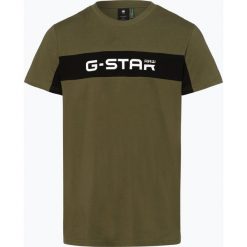G-Star - T-shirt męski, zielony. Zielone t-shirty męskie marki G-Star, s, z kontrastowym kołnierzykiem. Za 199,95 zł.