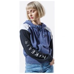 Nike Bluza W Nsw Air Hoodie Fz Bb , fioletowy, rozmiar XS. Fioletowe bluzy damskie Nike, s, bez wzorów, z bawełny, z krótkim rękawem, krótkie, z kapturem. Za 279,99 zł.