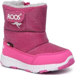 Śniegowce KANGAROOS - Snowball 02028 000 6085 Daisy Pink. Różowe śniegowce dziewczęce KangaROOS, bez zapięcia. Za 169,00 zł.