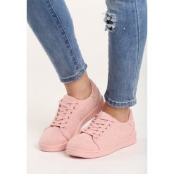 Różowe Buty Sportowe Innovative. Czerwone buty sportowe damskie Born2be, z materiału. Za 49,99 zł.