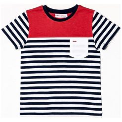 Minoti T-Shirt W Paski Dla Chłopców 68 - 80 Niebieski. Niebieskie t-shirty chłopięce marki MINOTI, w paski. Za 39,00 zł.