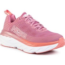 Buty HOKA ONE ONE - Bondi 6 1019270 Hrln. Różowe buty sportowe damskie Hoka One One, bez wzorów, z tworzywa sztucznego, sportowe, do biegania. Za 649,00 zł.