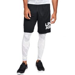 Under Armour Tech Wordmark Shorts 1351653-001. Czarne spodenki i szorty męskie Under Armour, xxl, bez wzorów, z poliesteru. W wyprzedaży za 119,99 zł.